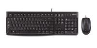 Logitech MK120 Tastatur Maus enthalten USB Französisch Schwarz