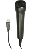 iggual Micrófono USB con soporte para PC y consola