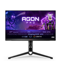 AOC AGON PRO AG274FZ számítógép monitor 68,6 cm (27") 1920 x 1080 pixelek Full HD LED Fekete, Vörös