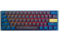Ducky One 3 Mini Daybreak Tastatur Gaming USB QWERTY US Englisch Schwarz, Blau, Gelb