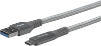 eSTUFF ES605151 USB cable 1 m USB 3.2 Gen 1 (3.1 Gen 1) USB C USB A Grey