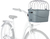 TRIXIE 13096 Fahrradtasche & -korb Vorderseite Fahrradkorb Kunststoff Grau