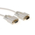 ACT 15m 9 pin D-sub, M/F cable de serie Marfil