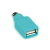 Value 12.99.1072 cambiador de género para cable PS/2 USB A Verde