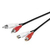 Microconnect AUDCH2 audio kabel 1,5 m 2 x RCA Zwart