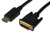 Digitus DK-340301-020-S adaptador de cable de vídeo 2 m DVI DisplayPort Negro