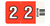 Leitz Orgacolor étiquette auto-collante Rectangle aux angles arrondis Rouge