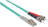 Intellinet 751117 InfiniBand/fibre optic cable 1 m ST LC OM3 Aqua-kleur