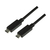 LogiLink CU0129 USB-kabel 1 m USB 3.2 Gen 2 (3.1 Gen 2) USB C Zwart