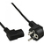InLine 4043718114955 electriciteitssnoer Zwart 0,5 m Netstekker type F C13 stekker