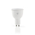 Nedis WIFILC10WTGU10 energy-saving lamp Multi, Warm wit, Wit 2700 K 4,5 W GU10
