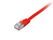 Equip Cat.6A U/FTP Flat Patch Cable, 10.0m, Red