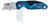 Bosch 1 600 A01 6BM couteau à lame rétractable Multicolore Couteau à lame universelle