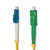 Qoltec 54333 fibre optic cable 3 m LC SC LC/SC G.652D Yellow