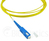 BlueOptics SFP2122BU7.5MK Glasvezel kabel 7,5 m LC SC G.657.A1 Geel