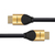 Qoltec 50356 HDMI cable 3 m HDMI Type A (Standard) 3 x HDMI Type A (Standard) Black, Gold