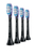 Philips G3 Premium Gum Care HX9054/33 4x Zwarte sonische opzetborstels
