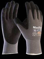 Montagehandschuh atg MaxiFlex® Ultimate™ AD-APT® 42-874, Gr. 9 / L grau/schwarz, Nylon, Nitril-Mikro-Schaumbeschichtung,