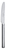 Menümesser Villago, Chromstahl, satiniert, 23 cm