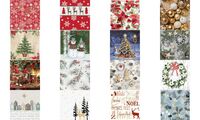 PAPSTAR Serviette à motif de Noël "Winterly Decorations" (6489099)