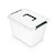 Pojemnik do przechowywania MOXOM Simple  Box, 19l, z rączką, transparentny