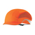 Lekka czapka ochronna HardCap Aerolite®, 2,5cm daszek, pomarańczowa o wysokiej widoczności