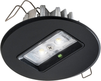 VAN LIEN EVA-R-DWI/ZWART DECENTRAAL 2 WATT ROND ZWART
