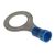 TE Connectivity PLASTI-GRIP Ringkabelschuh, Isoliert, PVC, Blau, aussen ø 16.7mm, innen ø 10.5mm, max. 2.6mm², M10