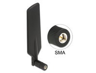 Delock Antenne LTE SMA 0,5~3 dBi omni Gelenk rotatable