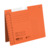 ELBA Pendelhefter, DIN A4, 320 g/m² starker Manilakarton (RC), für ca. 200 DIN A4-Blätter, für Amtsheftung, Schlitzstanzung im Vorderdeckel, orange