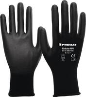 Handschuhe Blackstar NPU Gr.6 (S) schwarz EN 388 PSA II Nyl.m.PU PROMAT