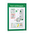 Duraframe® Info-Rahmen / Magnetrahmen / selbstklebende Hülle | zöld DIN A4 236 x 323 mm öntapadós 10 darab