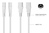 kabelmeister® Kaltgeräteverlängerung Kaltgeräte-Stecker C14 an Kaltgeräte-Buchse C13, weiß, 1,00mm²,