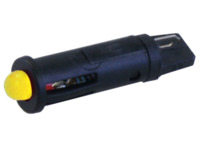 LED-Signalleuchte, 28 V, gelb, Einbau-Ø 5 mm, LED Anzahl: 1