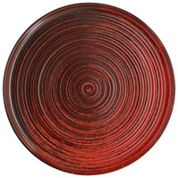 Teller flach mit Rand Etana; 24x1.1 cm (ØxH); rot; rund; 6 Stk/Pck