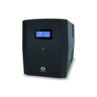 Conceptronic Szünetmentes 1200VA - ZEUS03E (6x IEC C13, line-interaktív, 2x RJ45 vonalvédelem, HID USB, fekete)