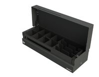 490 Flip Lid Drawer All Black, 490 x 172 x 110 3m RJ11 cable, MUL 24v, 800 RAN Kassenschubladen