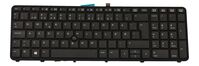 KB DP BL -NOR 733688-091, Keyboard, Norwegian, Keyboard backlit, HP, ZBook 15, ZBook 17 Einbau Tastatur