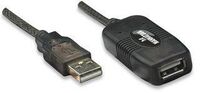 USB-Repeater USB 2.0 A - A 10m Black 10m Black