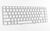KEYBOARD WHITE INTL 638286-B31, Keyboard, US International, HP, dv6-3000 Einbau Tastatur
