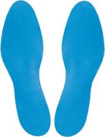 Antirutsch-Fußabdrücke - Blau, 30 x 9.5 cm, PVC, Für innen, Einfarbig, 0 °C