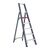 Aluminium step ladder, single sided access