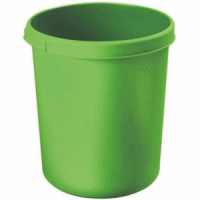 Papierkorb Standard mit Griffmulden 30 Liter grün