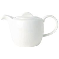 Royal Bone Ascot Tea Pot in White Bone China - Capacity - 500ml Sold Singly
