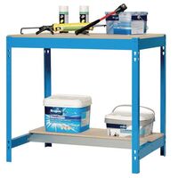 Boltless steel workbench