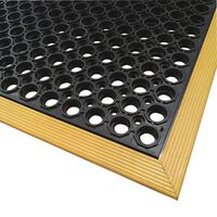 Grease proof slip-resistant nitrile rubber safety mat