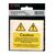 Caution mixed cable notice labels