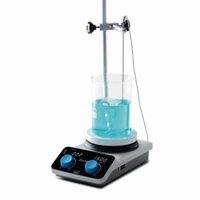 Magnetic stirrer AREX 5 Digital with temperature probe rod clamp Type AREX 5 Digital