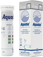 Tiras reactivas para la dureza del agua AQUADUR® Graduación <3/>4/>8.4/>14°d