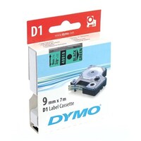 Feliratozó szalag DYMO D1 9mm x 7m kék alapon fekete írásszín